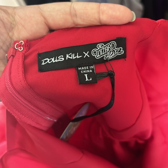 Wizard of Oz red puff dress from dolls kill - Picture 4 of 4